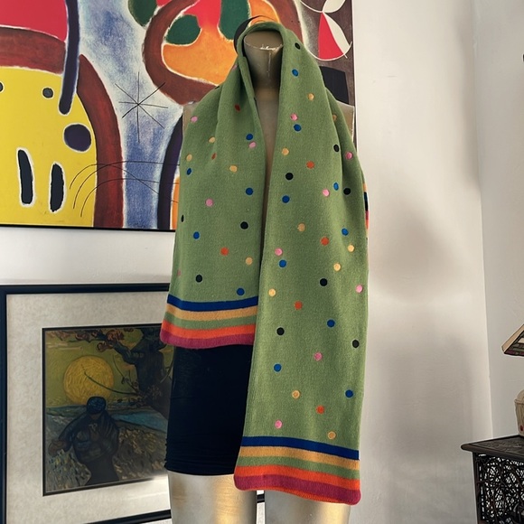 Fun Wool Double Ply Cold Weather Scarf. - Picture 4 of 4